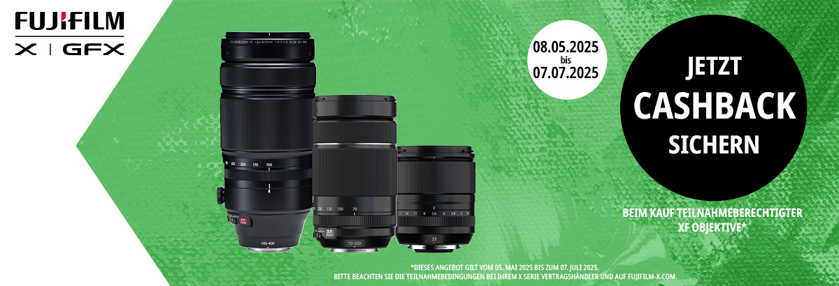 FUJIFILM XF OBJEKTIV CASHBACK