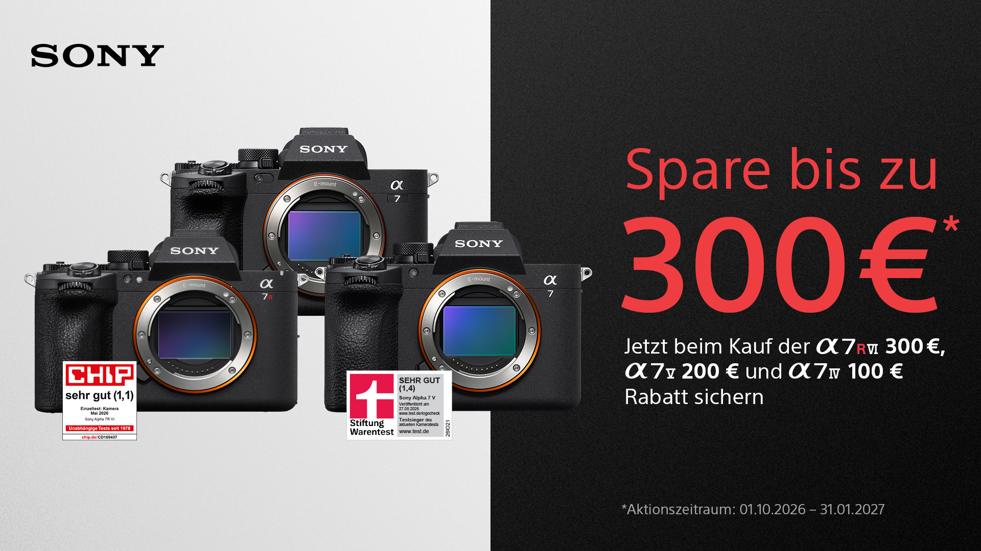 SONY SOFORTRABATT AKTION!