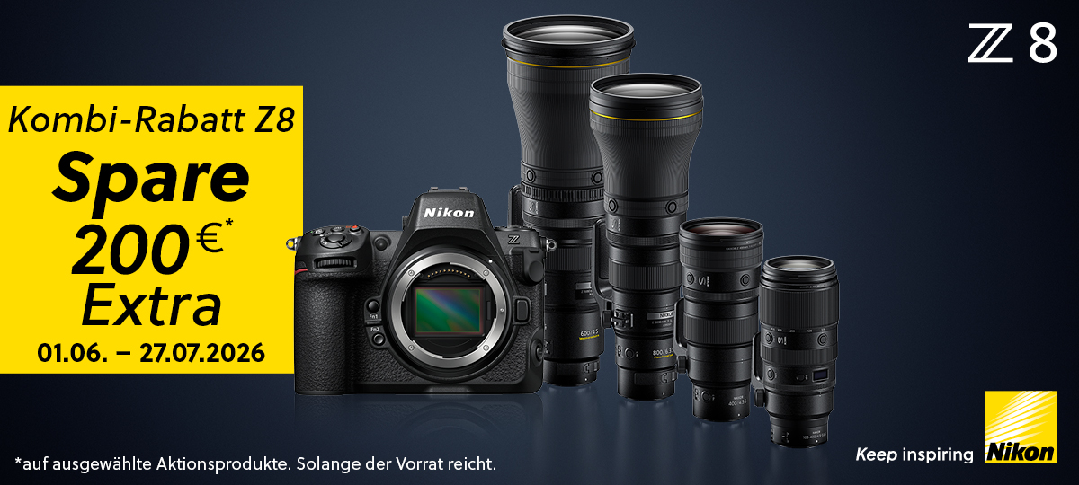 NIKON Z8 Kombi-Rabatt-Aktion NIKON Z8 Kombi-Rabatt-Aktion