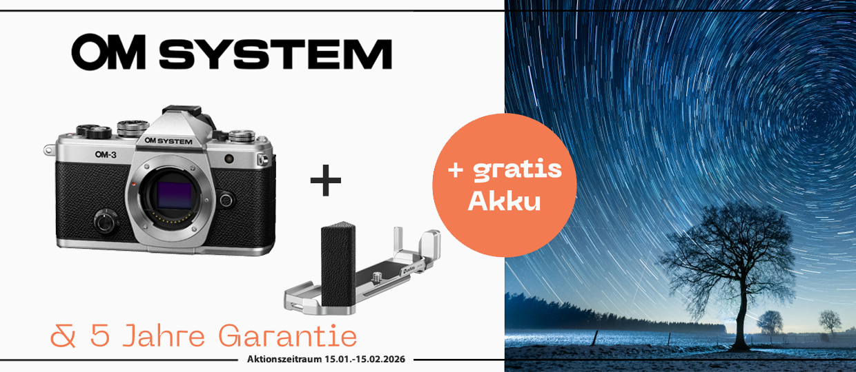 OM-SYSTEM OM 3 Zugabe Aktion