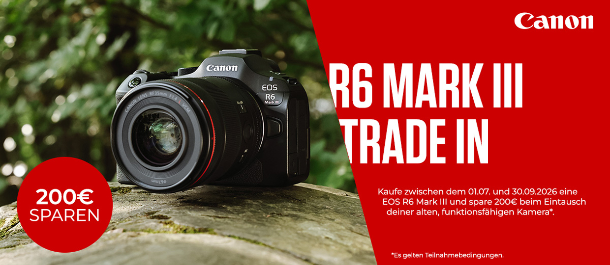 CANON R6III TRADE-IN AKTION CANON R6III TRADE-IN AKTION