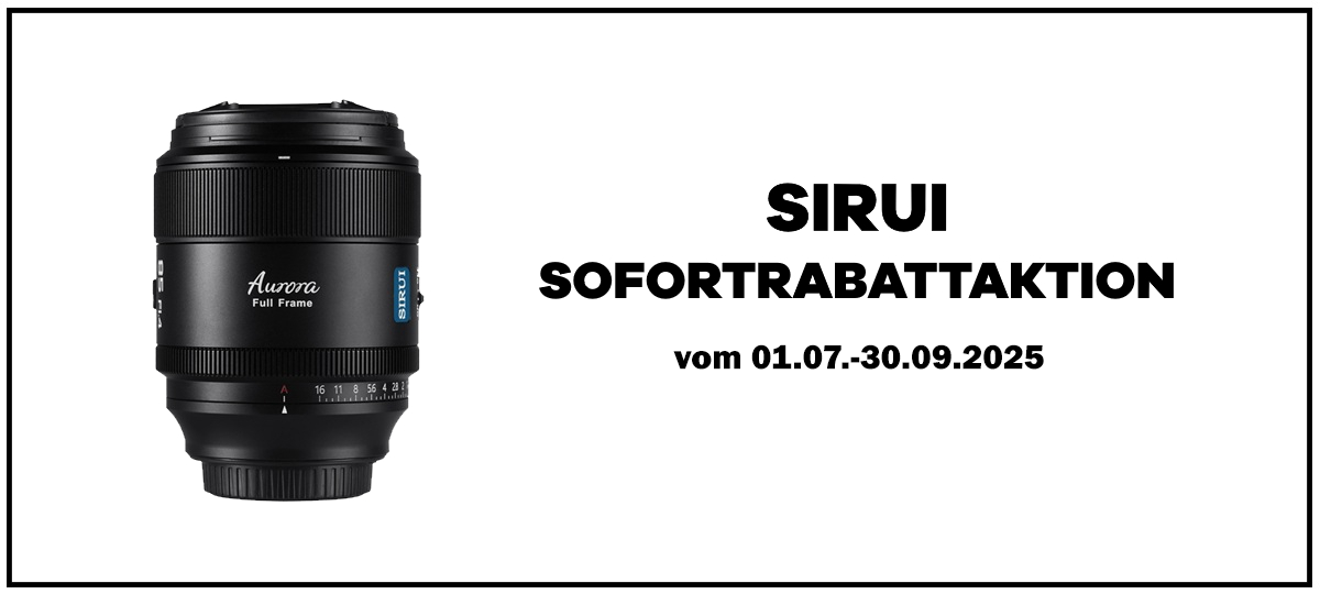 SIRUI SOFORTRABATTAKTION 2025