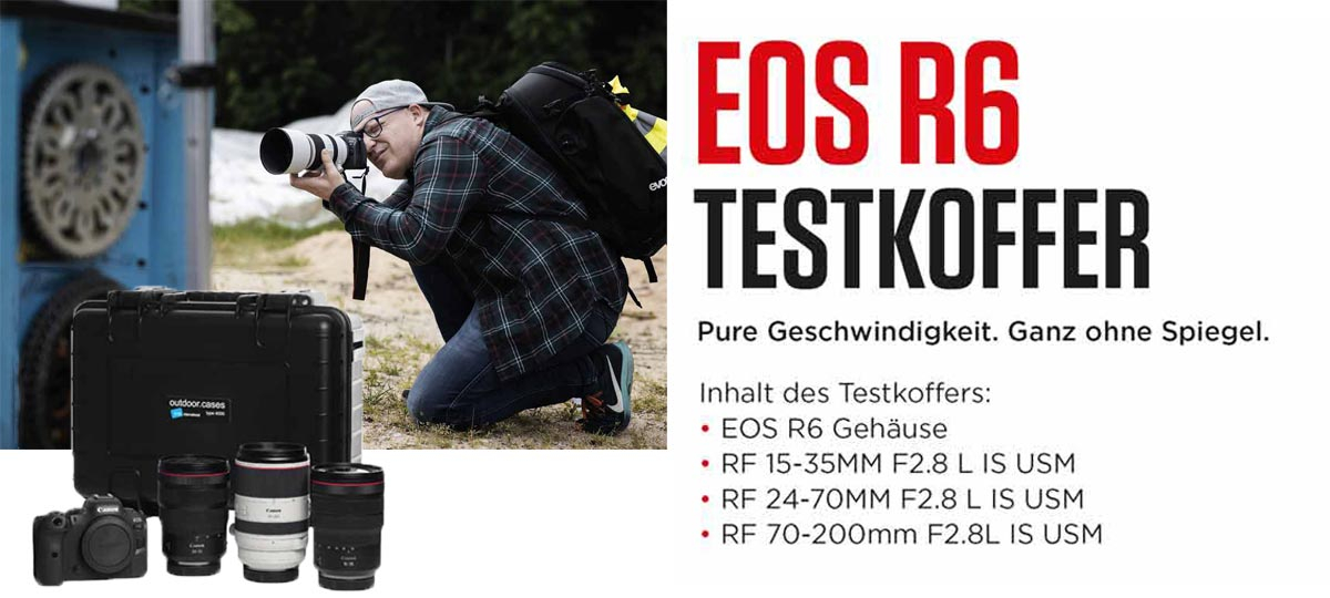 CANON EOS R6 TESTKOFFER