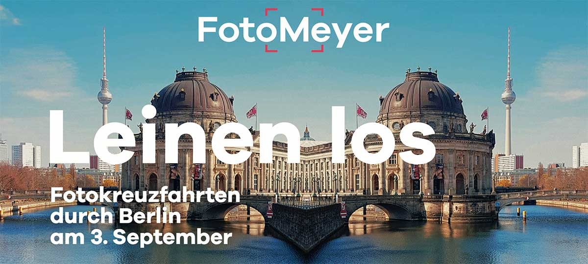 LEINEN LOS – Fotokreuzfahrten durch Berlin am 3. September 2022