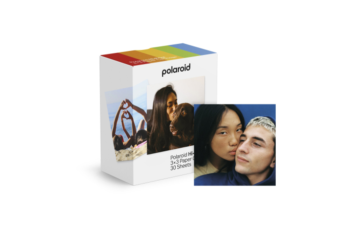 Polaroid Hi-Print 3x3 Papierkassette, 30 Blatt, inkl. Farbband