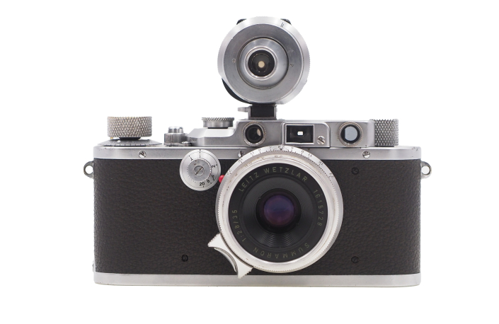 Leica IIIa mit 2,8/35mm Summaron M39 und Sucher - gebraucht