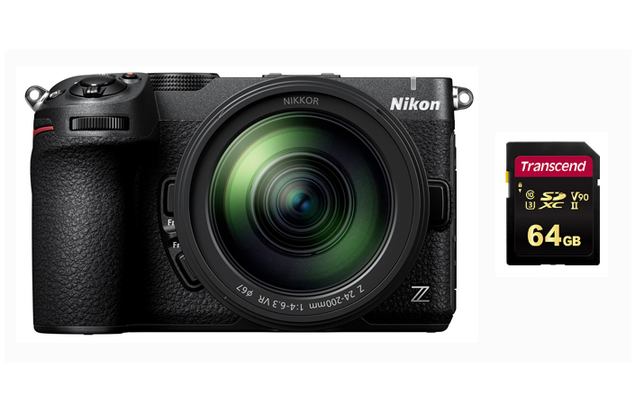 Nikon Z5IIC schwarz Kit 24-200mm f/4.0-6.3 VR + Gratis Transcend 64 GB V90 SD-Card