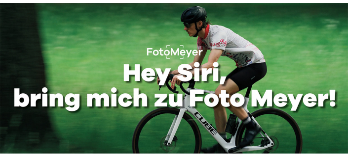 Hey Siri, navigiere mich zu Foto Meyer!