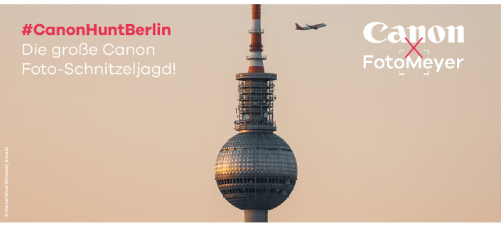 CANON HUNT BERLIN: GEWINNT EIN EOS R8 KIT & SICHERT EUCH 20 % AUF ALLE CANON RF-OBJEKTIVE