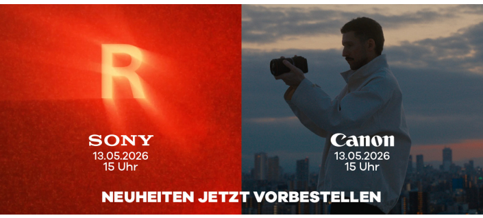 SONY & CANON: DIE NÄCHSTEN NEUHEITEN KÜNDIGEN SICH AN