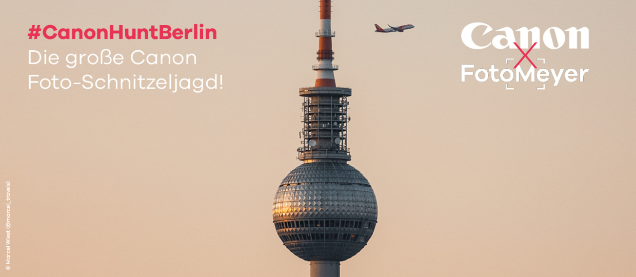 CANON HUNT BERLIN: GEWINNT EIN EOS R8 KIT & SICHERT EUCH 20 % AUF ALLE CANON RF-OBJEKTIVE