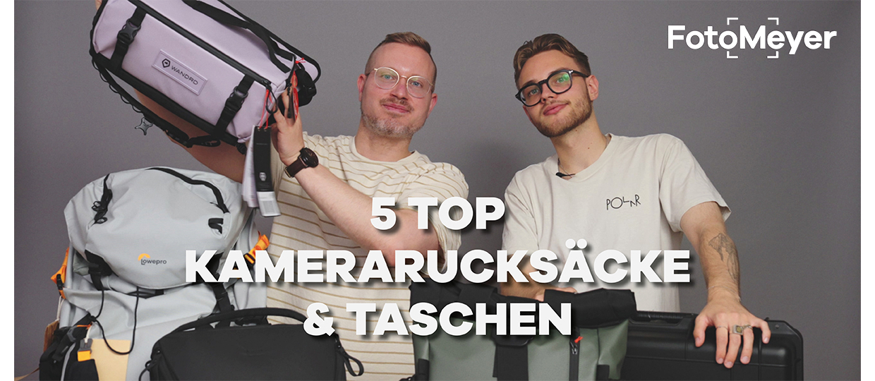 5 TOP KAMERARUCKSÄCKE & TASCHEN!
