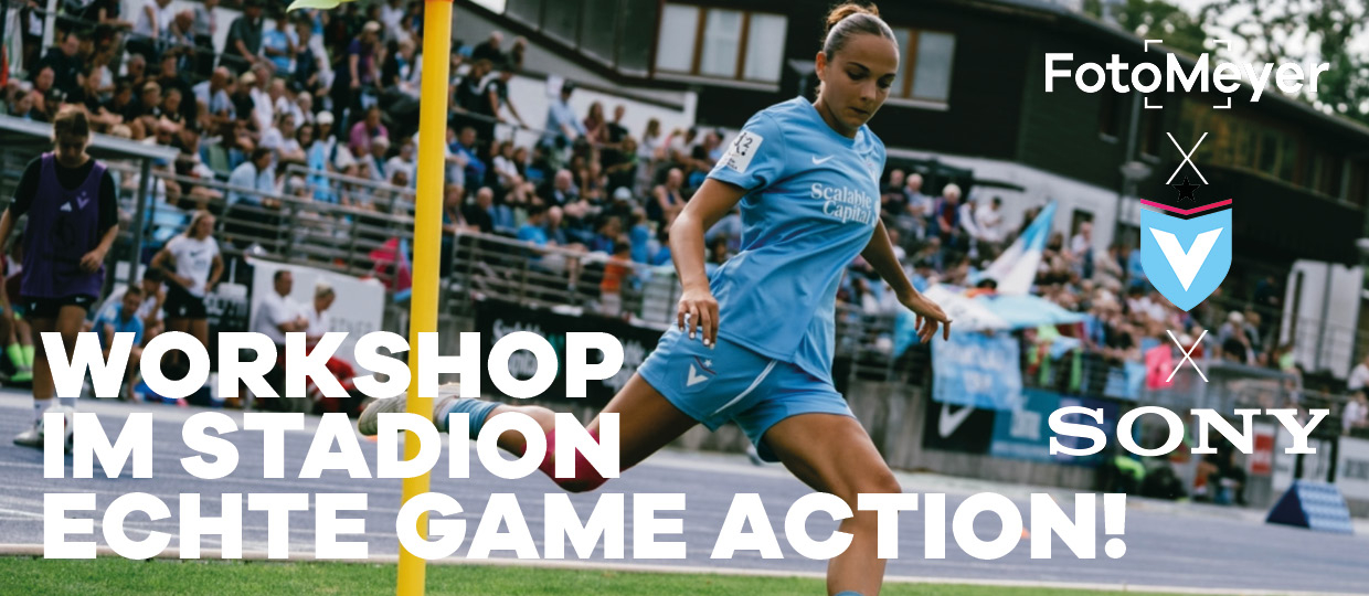  LIVE AM SPIELFELDRAND FOTOGRAFIEREN | SONY WORKSHOP MIT JULIA HAAKE VOM FC VIKTORIA BERLIN