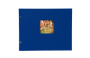 Goldbuch Schraubalbum Bella Vista 39x31, schwarze Seiten blau