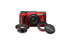 OM SYSTEM TG-7 rot, Fisheye Kit, Kamera inkl. CLA-T01 Adapter+FCON-T01 Konverter