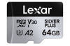 Lexar microSDXC Silver Plus UHS-1 64GB V30 R205/W100MB/s