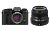 Fujifilm X-T50 schwarz Gehäuse + Fujifilm XF-23mm F2 WR black