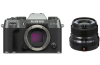 Fujifilm X-T50 charcoal silber Gehäuse + Fujifilm Fujinon XF 23 mm F2,0 R WR schwarz