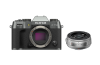 Fujifilm X-T50 charcoal silber Gehäuse + Fujifilm Fujinon XF 23 mm F2.8 R WR silber
