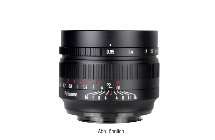 7Artisans 50mm f/0,95 für Sony E (APS-C)