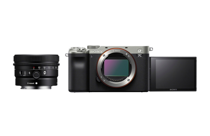 Sony Alpha ILCE-7C silber + SEL 24/2.8 G