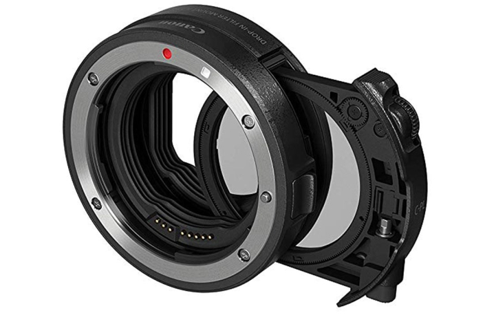 Canon EF-EOS R Adapter mit Polfilter Einsteckfilter (C-PL)