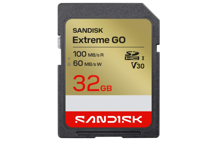 SanDisk Extreme GO 32 GB SDHC UHS-1 R100MB/s / W60MB/s 4K