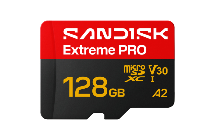 SanDisk 128GB microSDXC-Karte Extreme PRO UHS-I R250 MB/s / W120 MB/s + SD-Adapter
