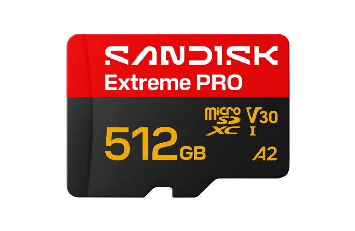 SanDisk 512GB microSDXC-Karte Extreme PRO UHS-I R250 MB/s / W170 MB/s + SD-Adapter