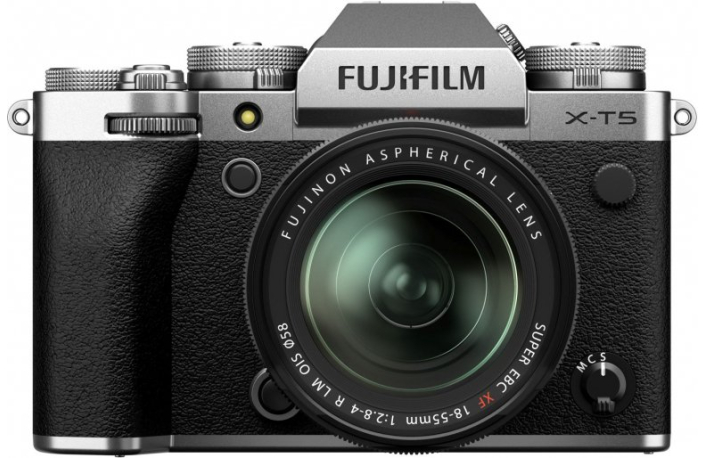 Fujifilm X-T5 silber + XF18-55mmF2.8-4 R LM OIS