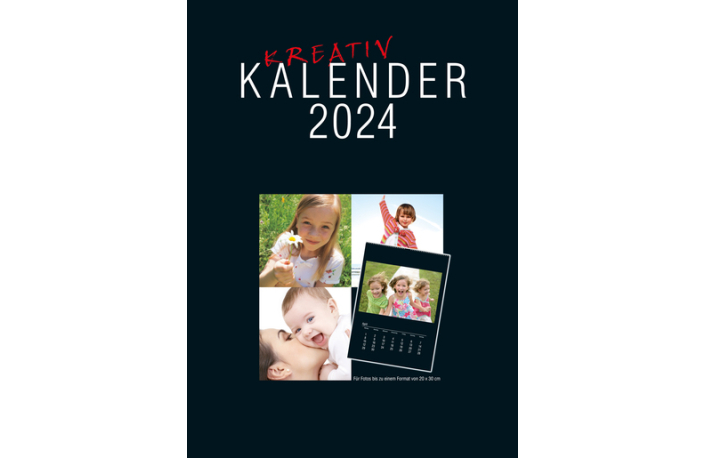 Kalender 2024 zum Selbstgestalten für 20x30 Fotos