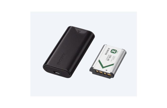 Sony ACC-TRDCX Zubehör Kit USB-Reiseladegerät und Akku (für BX1)