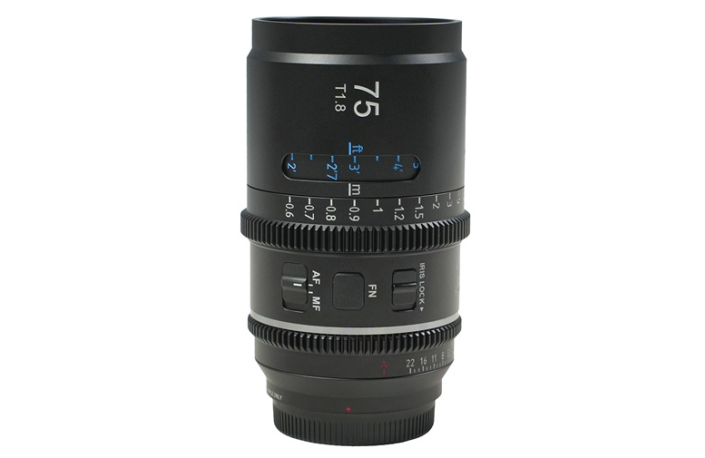 Sirui Astra T1.8 1.33x Full Frame Autofocus Anamorphic Cine Lenses 75mm (L mount, Blue Flare)