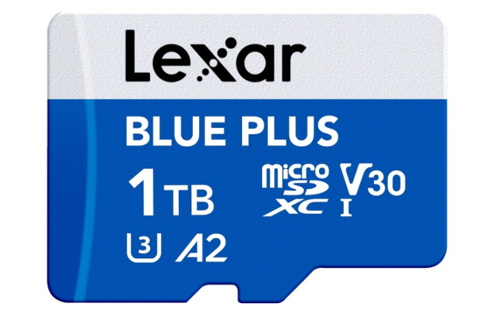 Lexar microSDXC Blue Plus UHS-I 1TB V30 Read 170MB/s with SD adapter