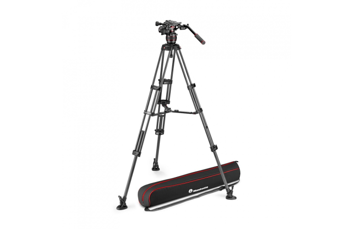 Nitrotech 608 Carbon Video-Stativ mit Mittelspinne