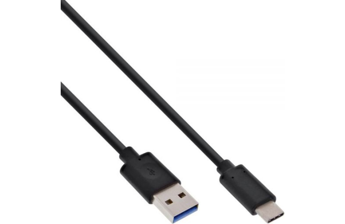 InLine USB 3.1 Typ-C an USB-A Kabel 1 m schwarz