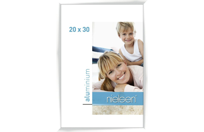 Nielsen Alu Rahmen C2 20x30 weiß glänzend