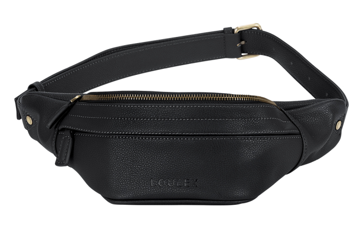 Loulex Tasche Fanny Pack Mini Schwarz 2,7L