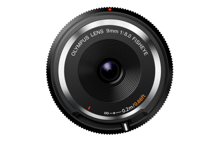 Olympus M.ZUIKO DIGITAL 9mm F8,0 Body Cap Lens Fisheye Schwarz
