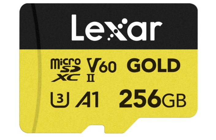 Lexar microSDXC Gold Series UHS-II 256GB V60