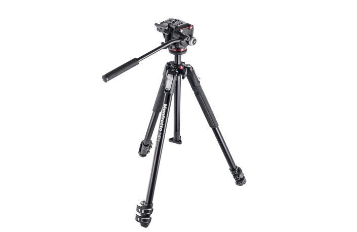 Manfrotto 190X Aluminium-Stativ (3 Segmente) mit 2-Wege-Neiger XPRO-2W