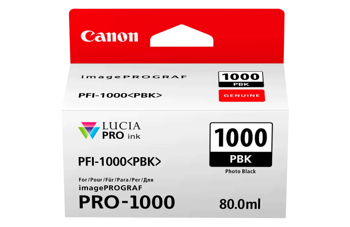Canon PFI-1000 pbk 80ml Tinte für Canon imagePROGRAF PRO-1000