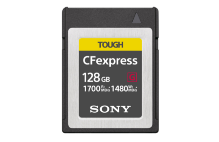Sony CFexpress 128 GB Typ B TOUGH R:1.700 MB/s W:1.480 MB/s