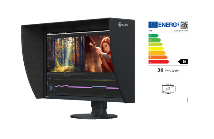 Eizo CG2700X 68,4 cm (27") schwarz ColorEdge Grafik-Monitor+Lichtschutz