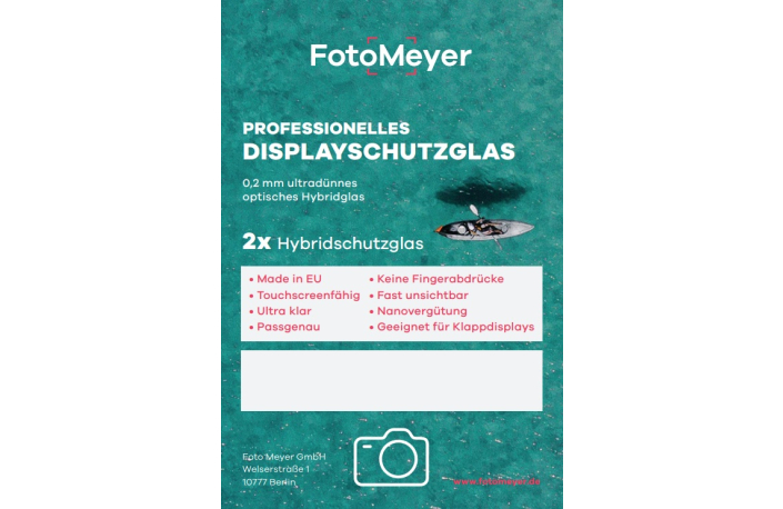 Fujifilm X-PRO2 Displayschutzglas (2 Stk.)