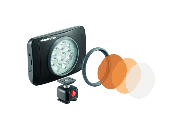 Manfrotto Lumie Muse 8 LED Licht  schwarz