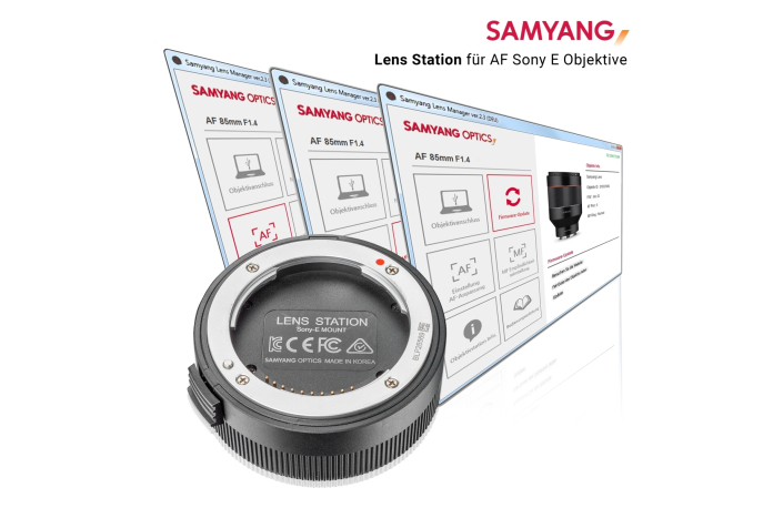 Samyang Lens Station für Sony AF- Objektive