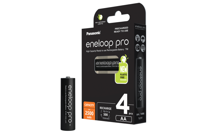 Panasonic eneloop pro AA 2500 mAh 4er Mignon Blister