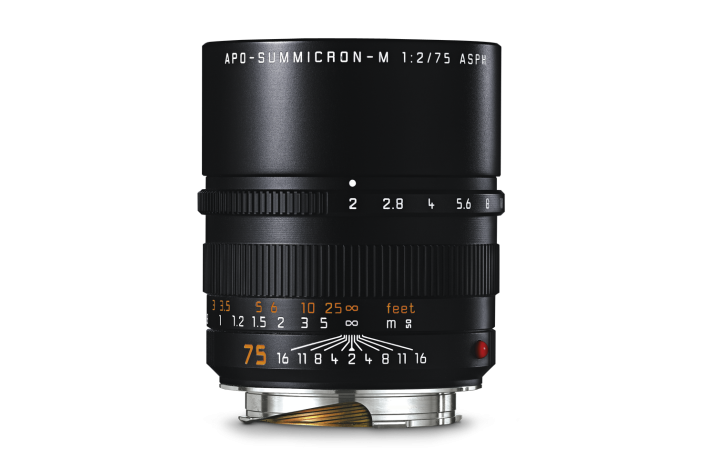 Leica APO-Summicron-M 1:2/75mm ASPH., schwarz eloxiert