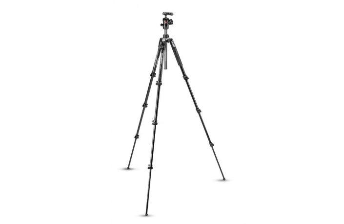 Manfrotto Befree Advanced Aluminium Reisestativ Kit QPL, schwarz